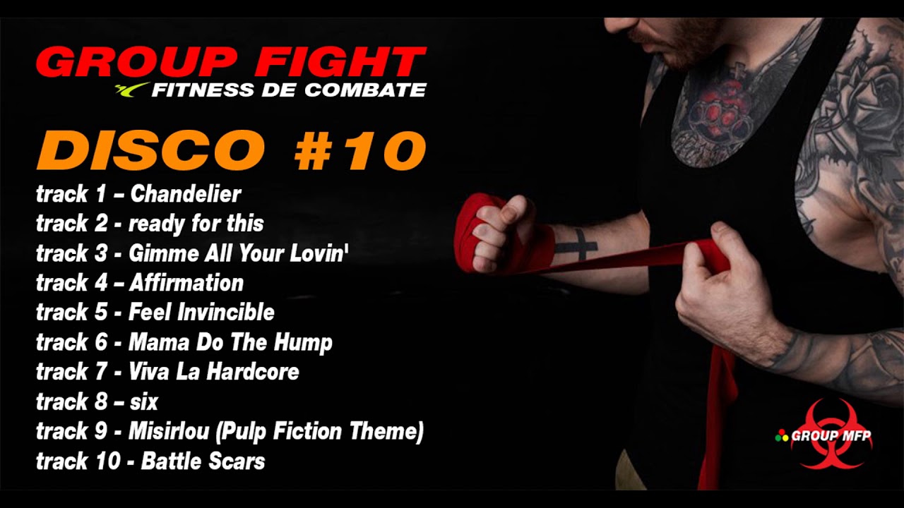 DISCO # 10 GROUP FIGHT  (FITNESS DE COMBATE) 👊