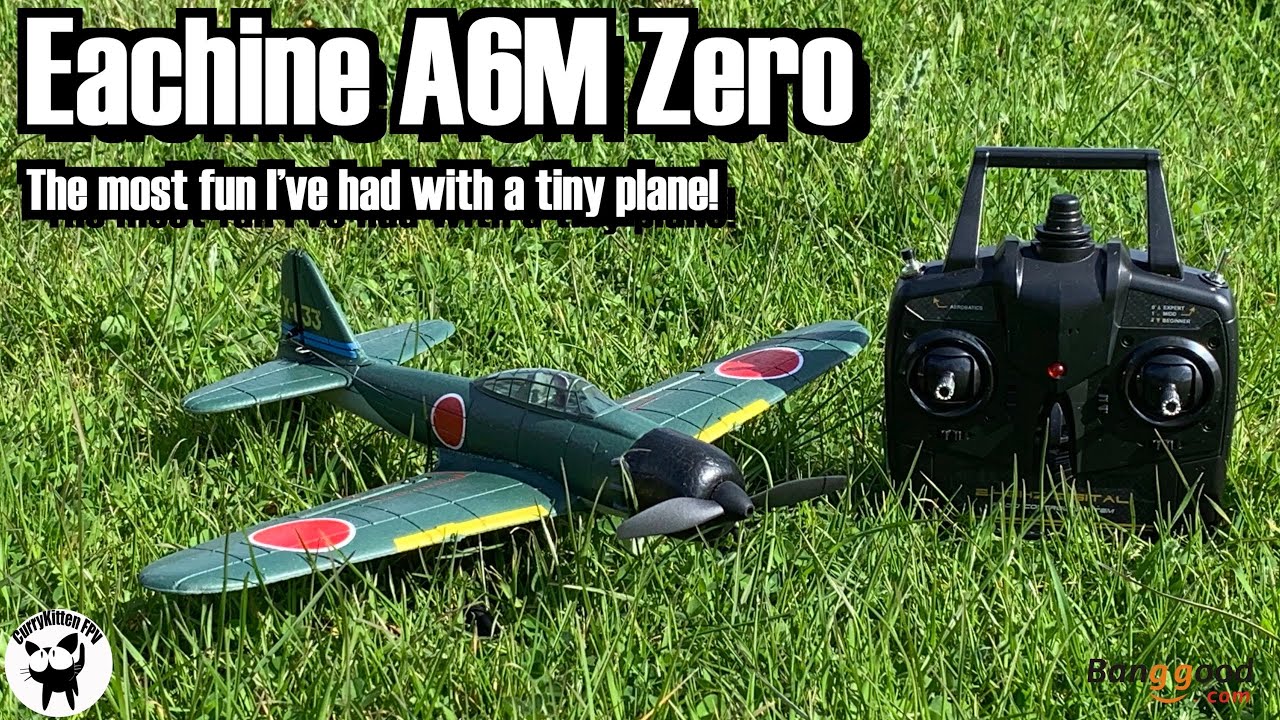 Eachine A6M Zero.  An amazing little plane with stabilization!