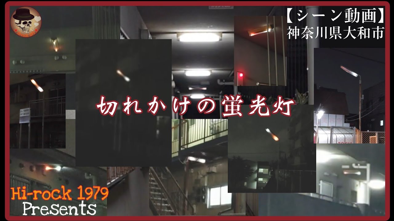 【シーン動画】『切れかけの蛍光灯』10パターン 2020.07.08〜2024.07.22 (神奈川県大和市)