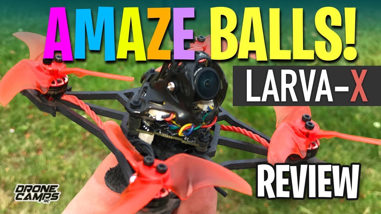 AMAZE BALLS! - Happymodel LARVA X Toothpick - Review & Flights 🏁