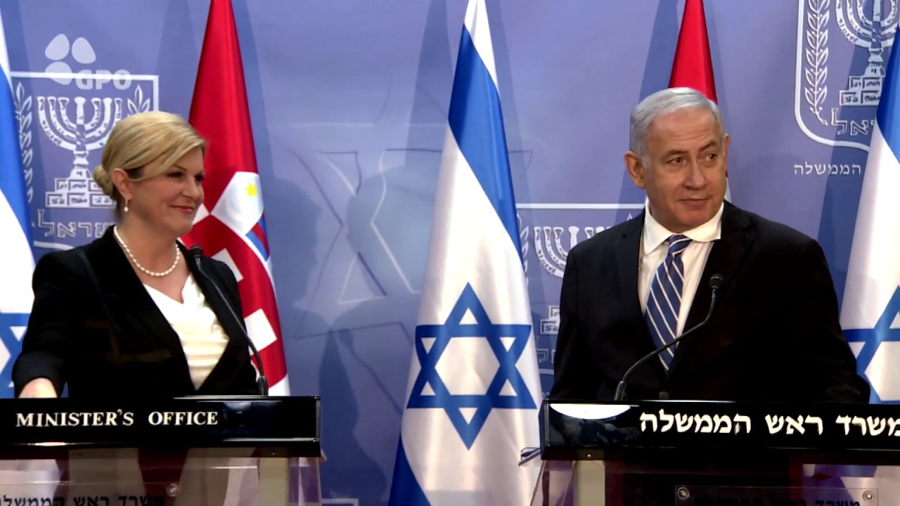 PM Netanyahu Meets with Croatian President Kolinda Grabar-Kitarović