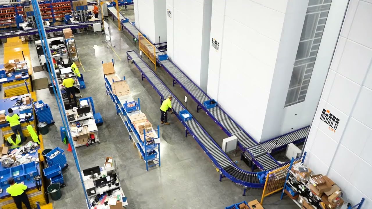Modula VLM - Vertical Lift Module Komatsu Case Study. Modula Canada. Ottawa | Hamilton | Windsor, ON