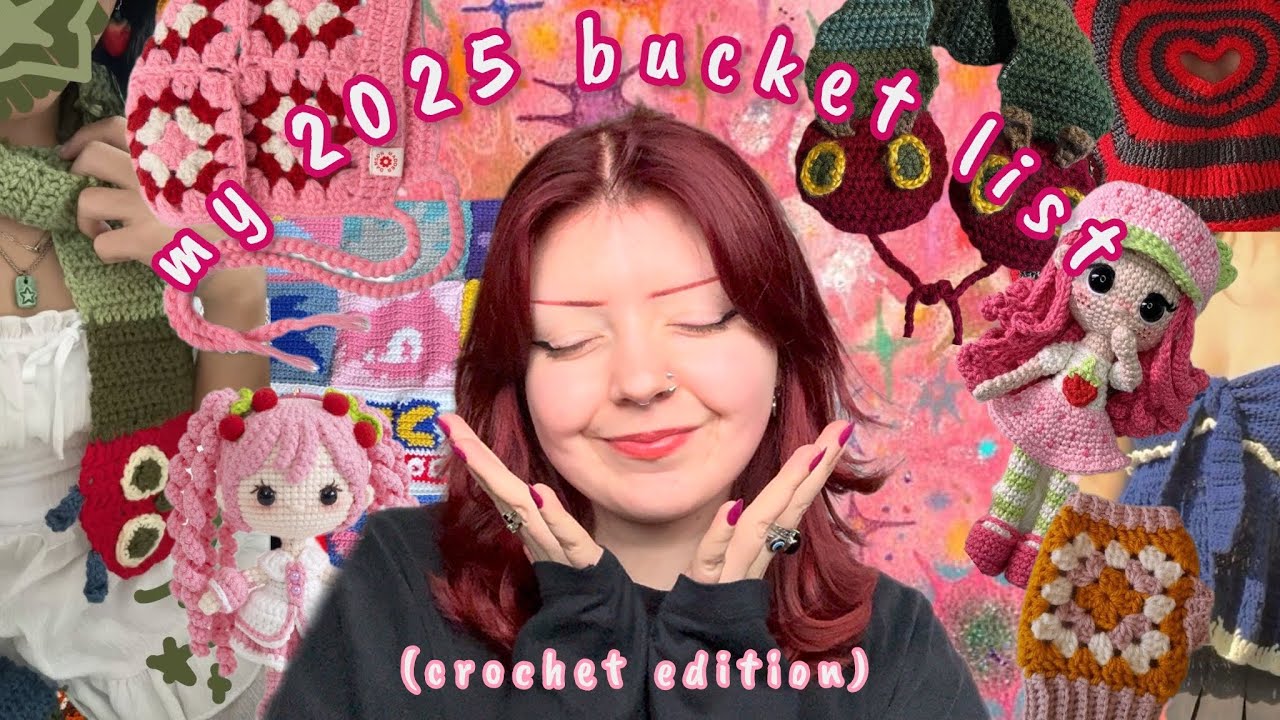 my CROCHET bucket list 2025 edition 🧶✨📝🎉