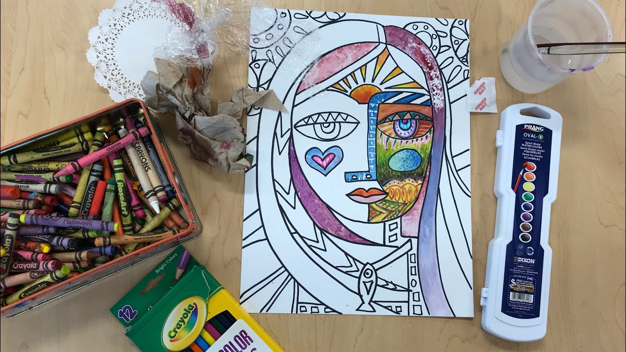 Abstract Portraits inspired by Picasso and Silberzweig- Part 1
