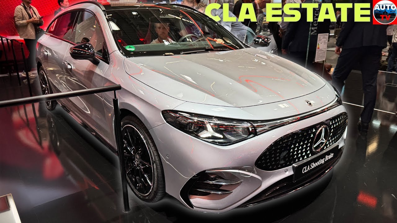 NEW 2026 Mercedes CLA Shooting Brake - FIRST electric ESTATE with STARRY sky roof (473 mile range)