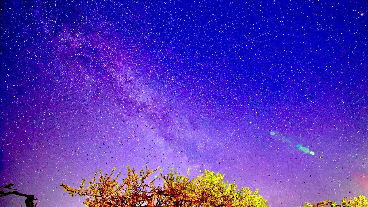 Der Sternenhimmel über Angersbach, nördlich von Fulda