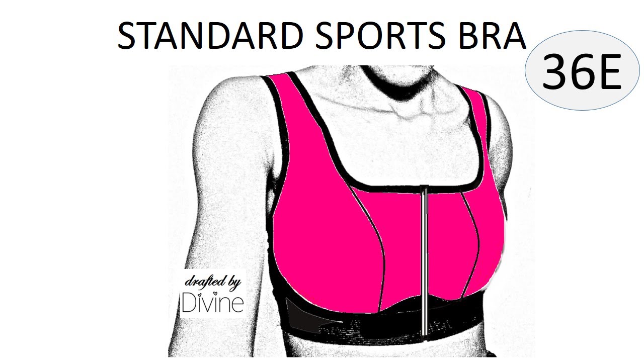 Free 36E Standard Sports Bra PDF Pattern Download