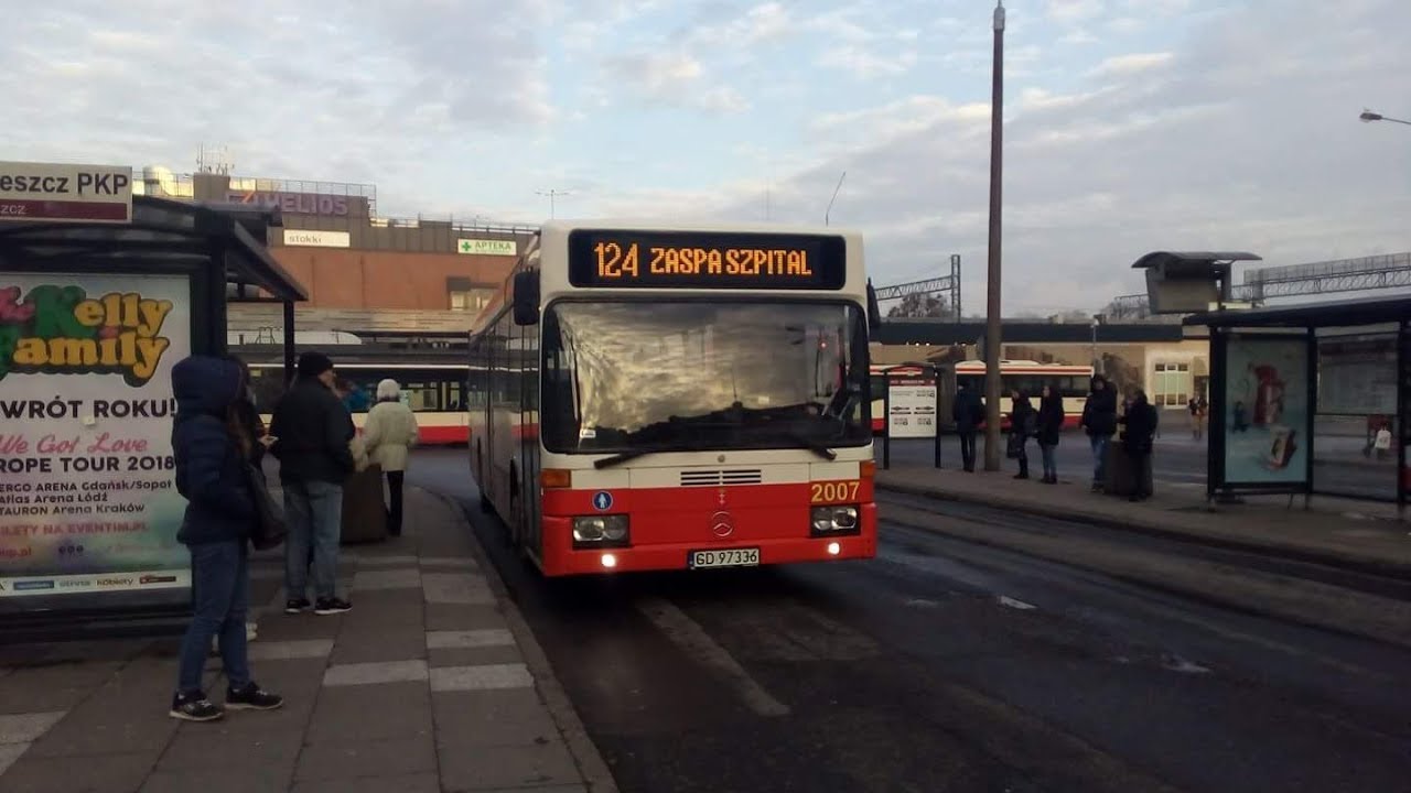 GAiT - linia 124, kierunek Zaspa Szpital 🏥💉