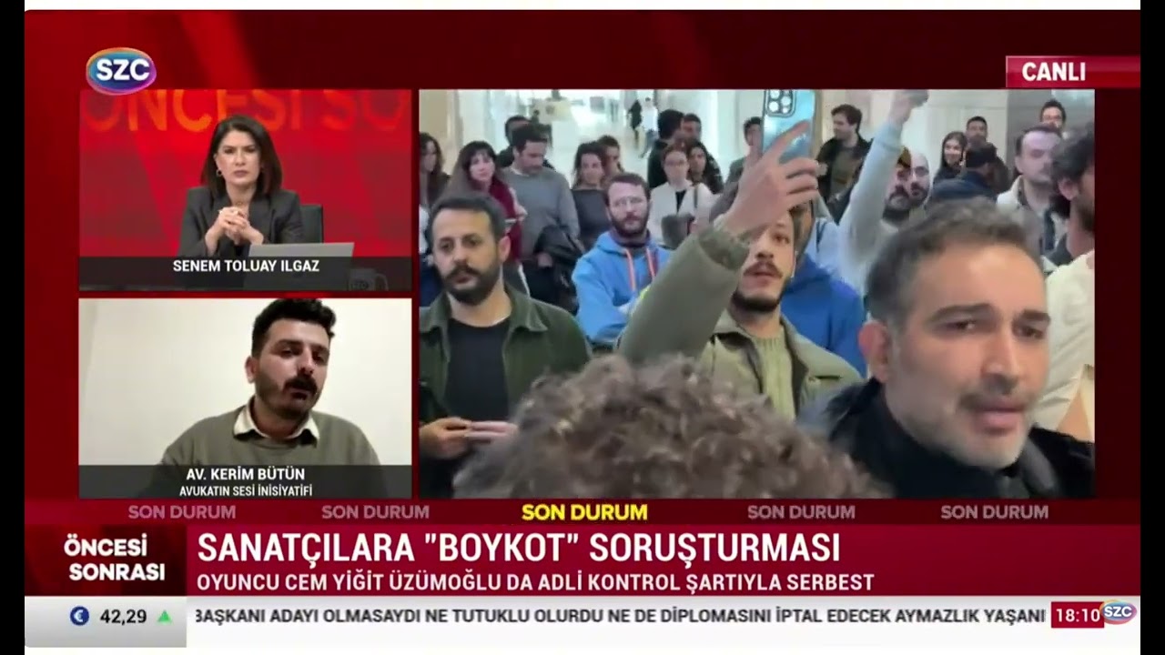 Sözcü TV'de ASİ Sözcüsü Av. Kerim Bütün tutuklamalar hakkında bilgi verdi.