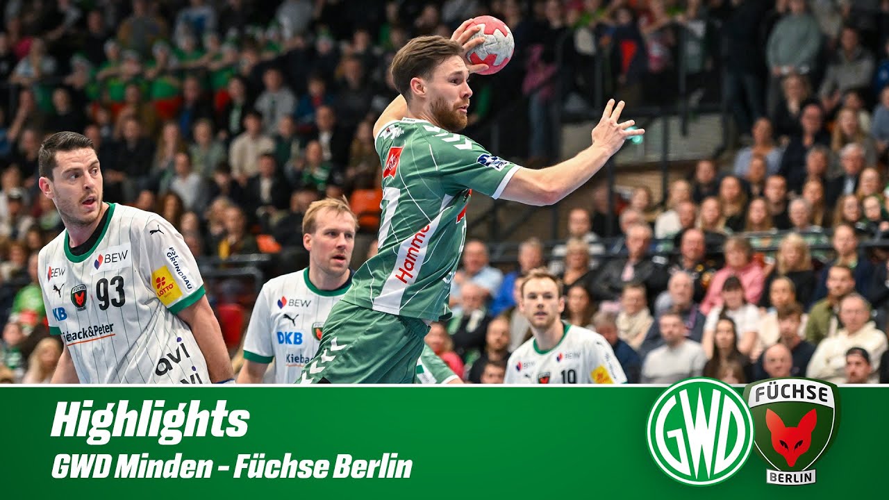 Highlights GWD Minden – Füchse Berlin | DAIKIN Handball-Bundesliga | 18. Spieltag