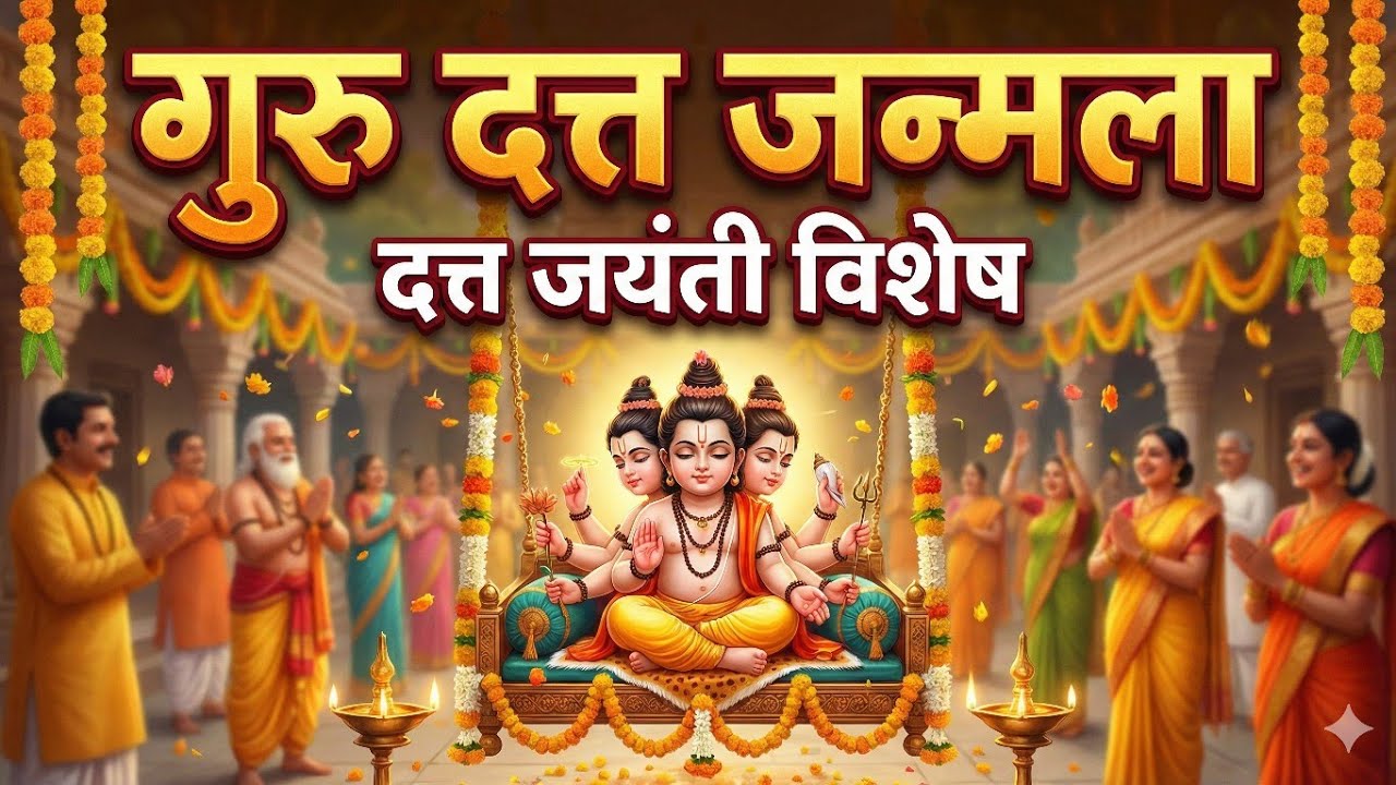 गुरू दत्त जन्मला | Guru Datta Janmala | श्री दत्त जयंती विशेष