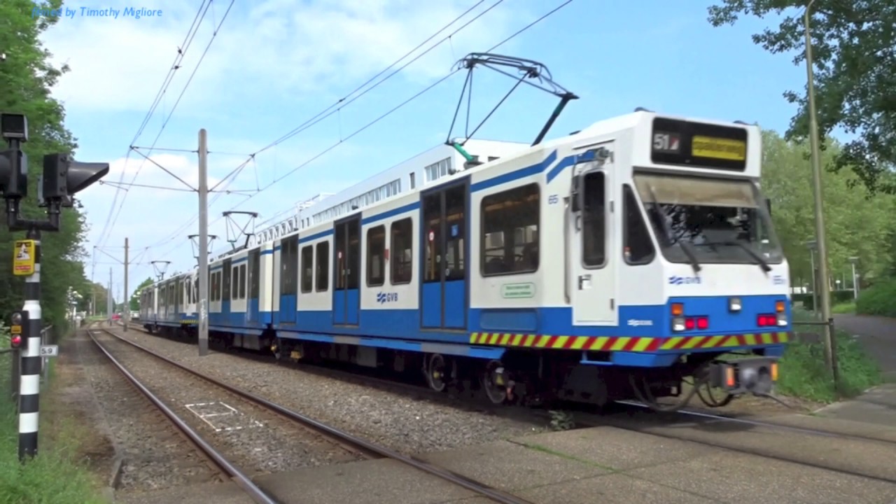 Hybrid Metro/Tram in Amsterdam, Netherlands - Sneltramlijn #51: 2017