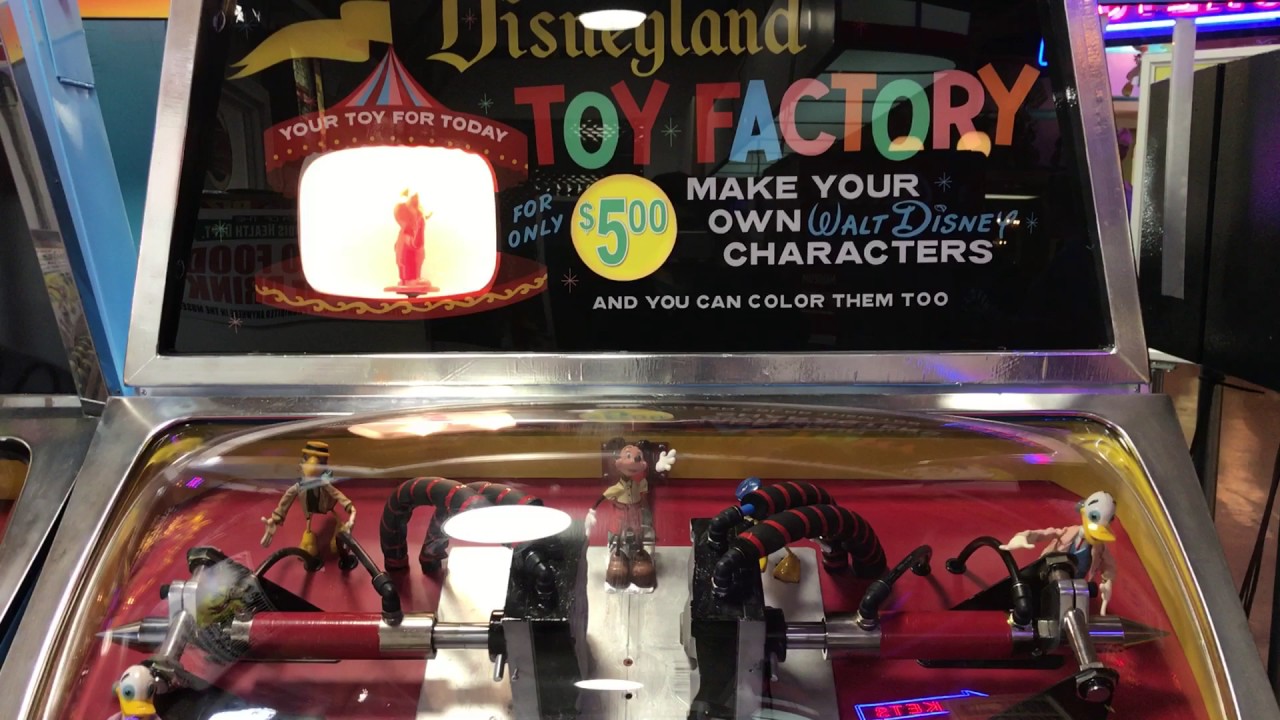 Vintage Disneyland Toy Factory Mold-A-Rama in Action