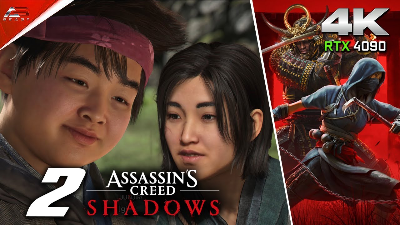 ASSASSIN'S CREED SHADOWS - PART 2 - NAOE'S BACKSTORY - MALAYALAM WALKTHROUGH | A Bit-Beast