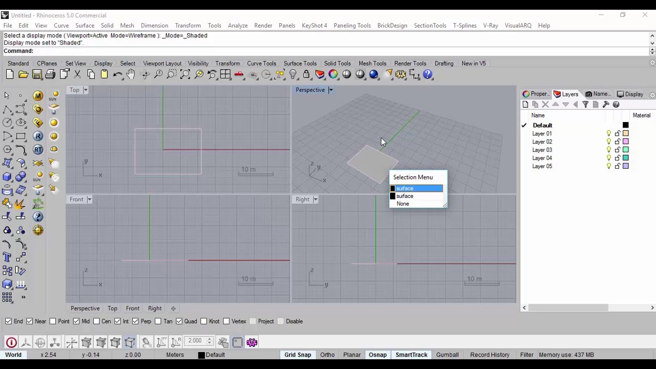 Rhino Tutorials  : LECTURE 01.mp4
