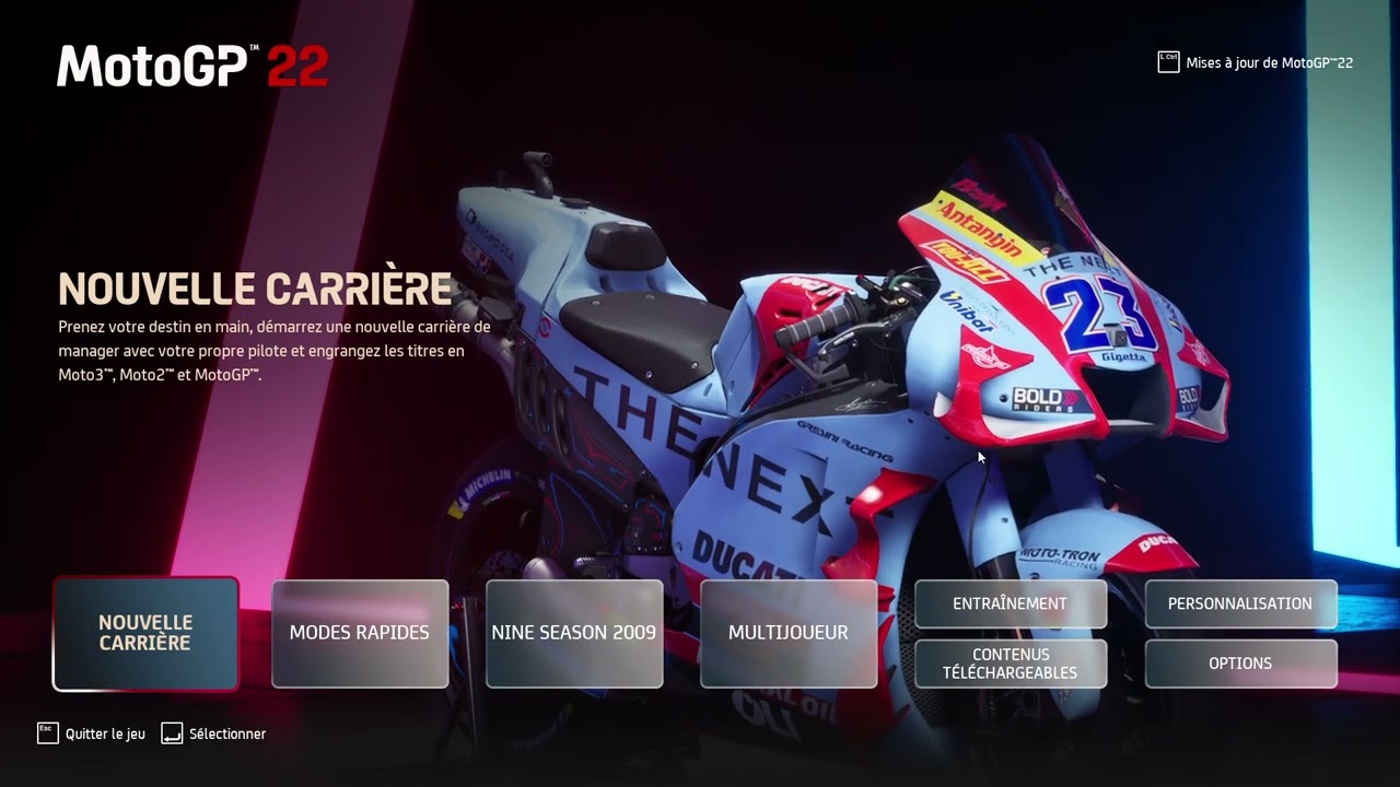 MotoGP™22-Menu Startup Theme