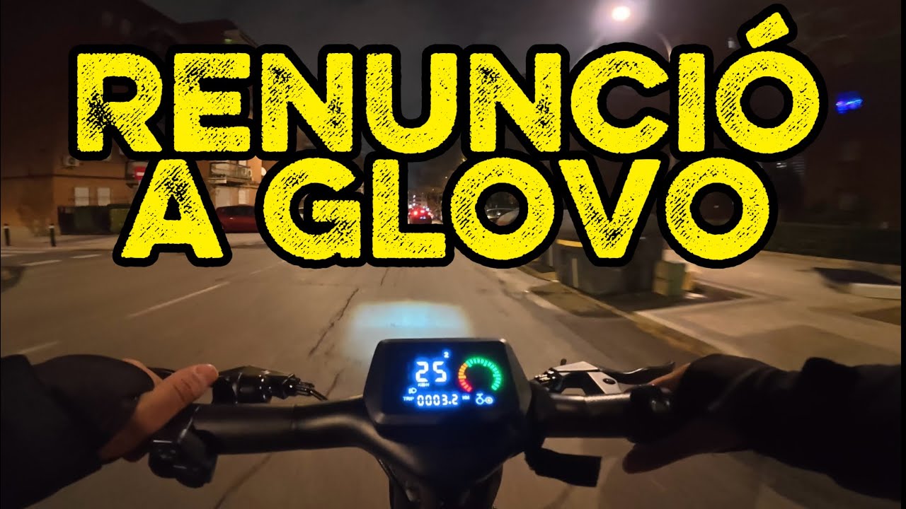 Renuncio a la empresa Glovo!