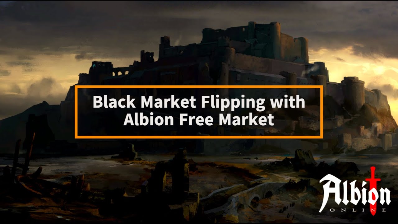 Albion Online Black Market Flipping 1.1 Million Profit in 9 minutes