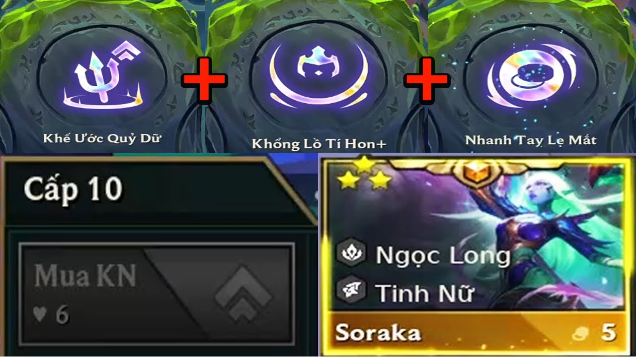 SIÊU PHẨM TÁI HIỆN MÙA 7.5 : KHẾ ƯỚC QUỶ DỮ LÊN HẲN CẤP ĐỘ 10 VỚI SORAKA 3 SAO QUÁ NHÂN PHẨM RỒI .