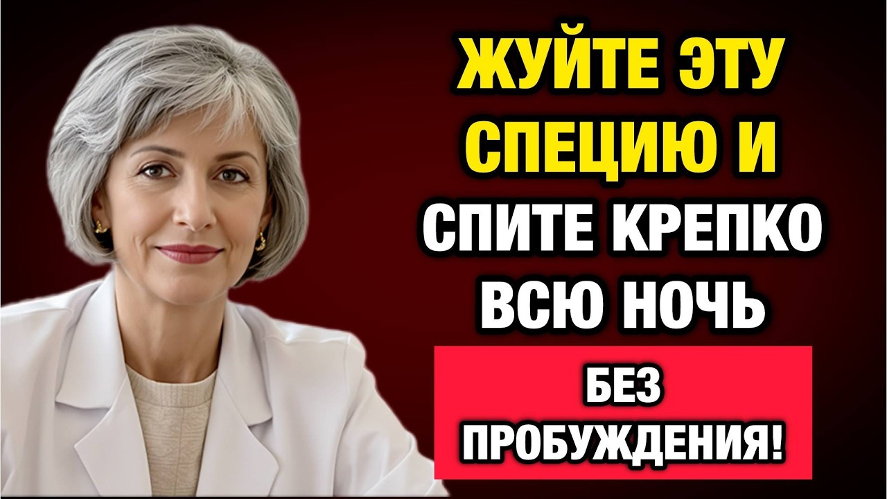 Жуйте ЭТО перед сном и забудьте о ночных походах в туалет навсегда!