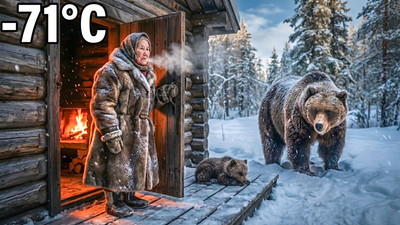 🐻 A Wild Bear Brought Her Sick Cub to This 80 Year Old Woman's Door in -71°C Siberia