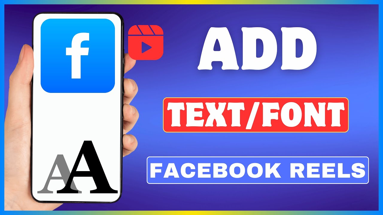 How To Add Text On Facebook Reels | Put Text On Screen In Facebook Reel Video