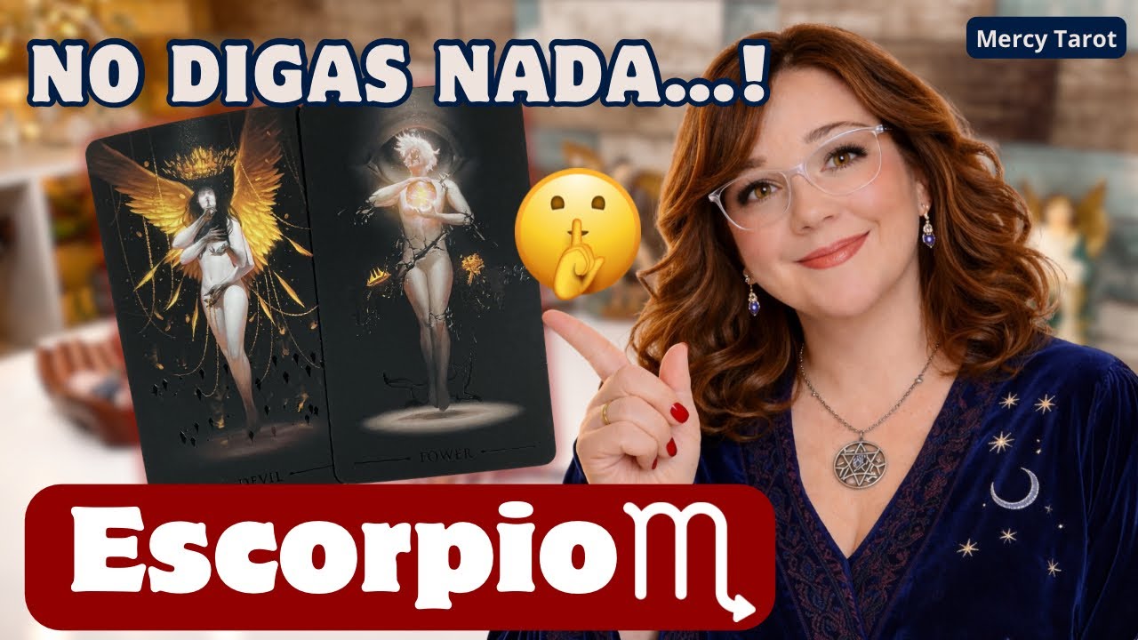 ESCORPIO ♏️ NO DIGAS NADA&hellip; TE OBSERVAN 👁️ CAMBIO en DINERO 💰 y ALGUIEN QUIERE VOLVER