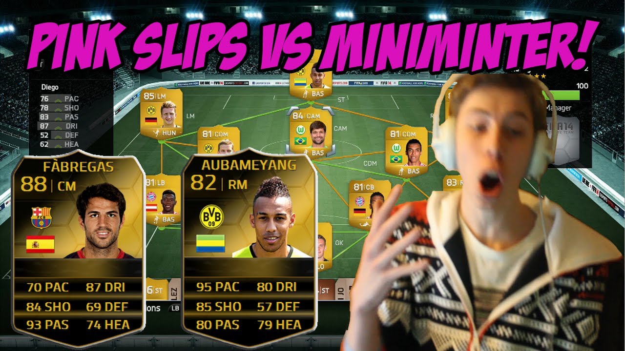 HUGE INFORM PINKSLIP VS MINIMINTER! - 88 Fabregas & 82 Aubameyang!