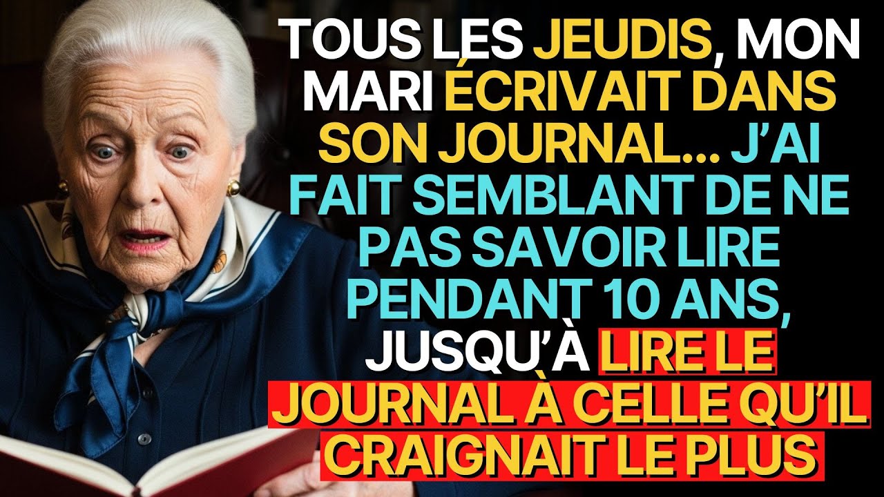 Histoire vraie de cette grand-mère👵💗: TOUS LES JEUDIS, MON MARI ÉCRIVAIT DANS SON JOURNAL...