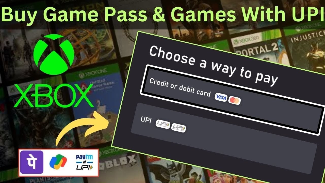 How To Buy Xbox Game Pass & Games using UPI Payment Method Officially #xboxgamepass
