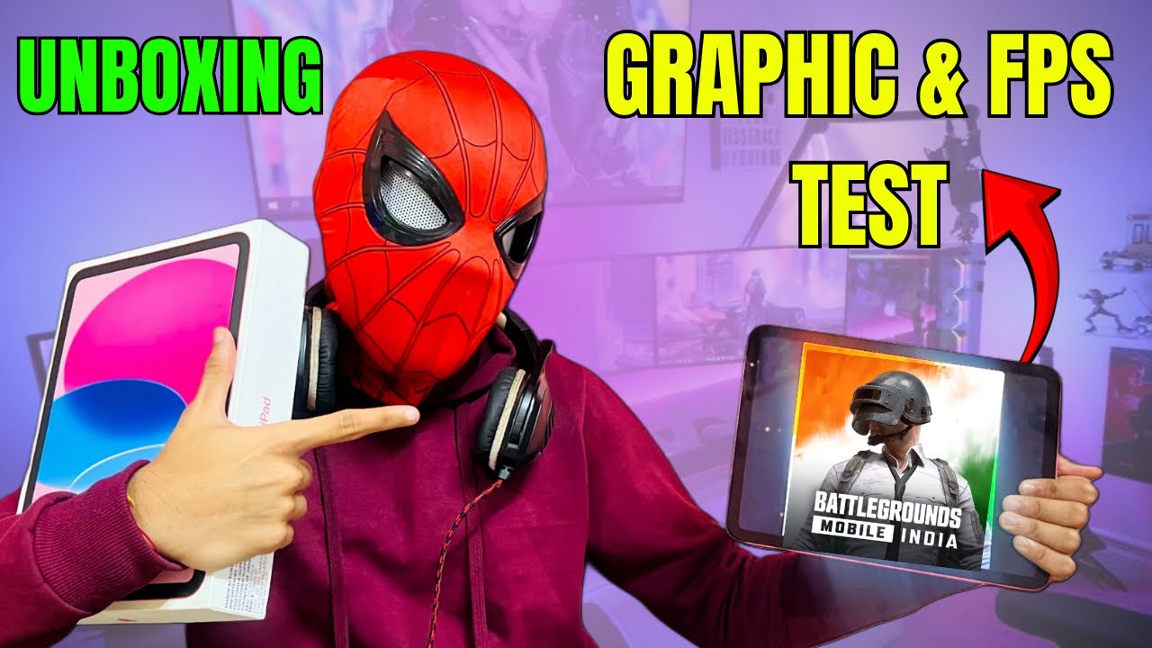 😍iPad A16 Unboxing + BGMI FPS Test 😱🔥 Can It Handle ULTRA HDR Graphics?