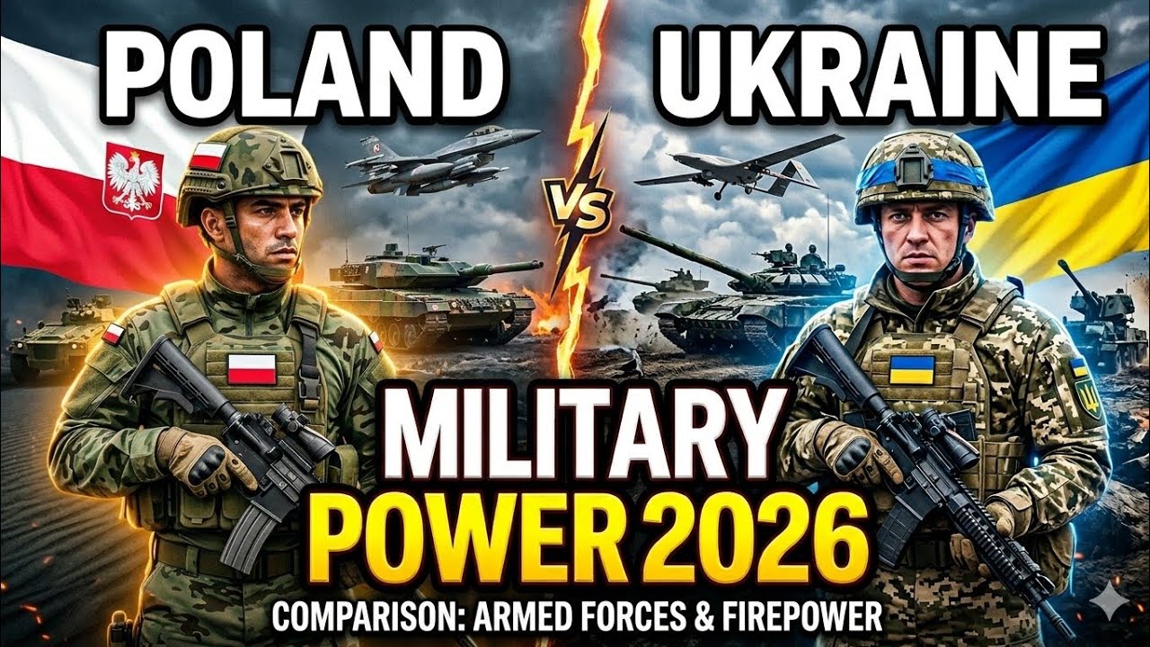 Poland Vs Ukraine Military Power 2026 🔥 ( Full Comparison Analysis ) #military #poland #ukraine