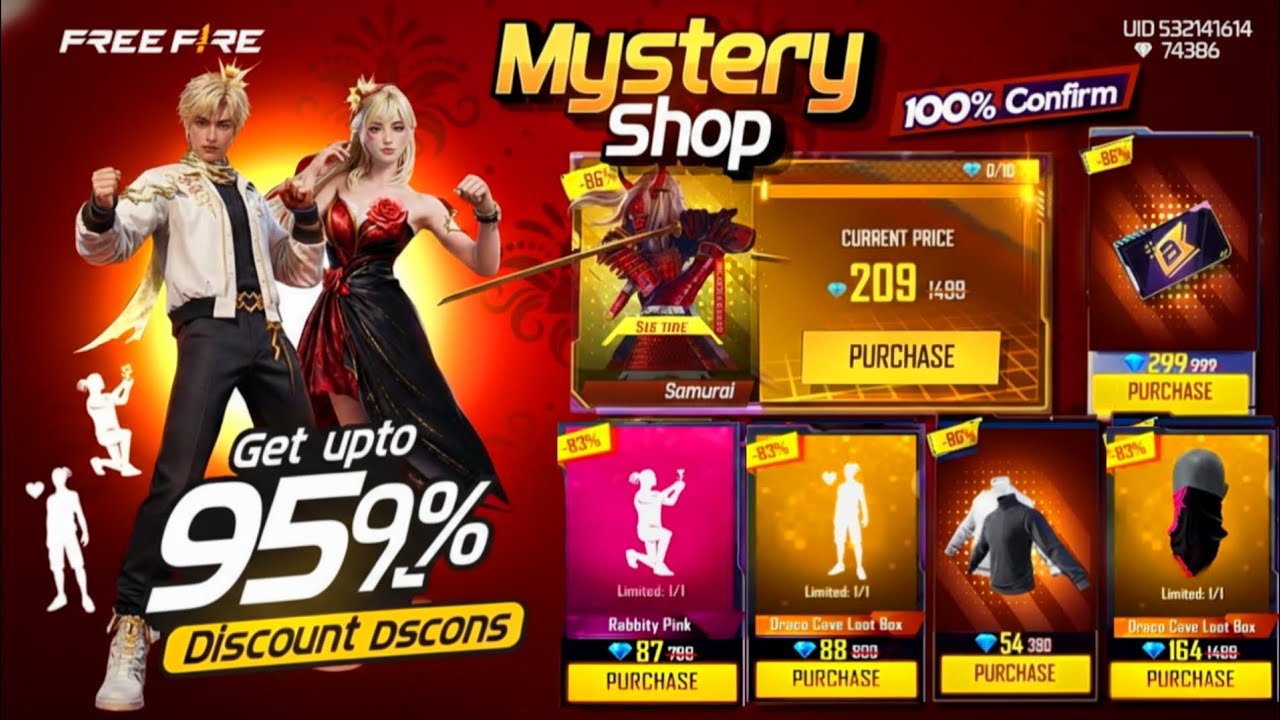 NEXT MYSTERY SHOP FREE FIRE| 12 FEBURARY MYSTERY SHOP FULL REVIEW| FREE FIRE NEW EVENT|FF NEW EVENT