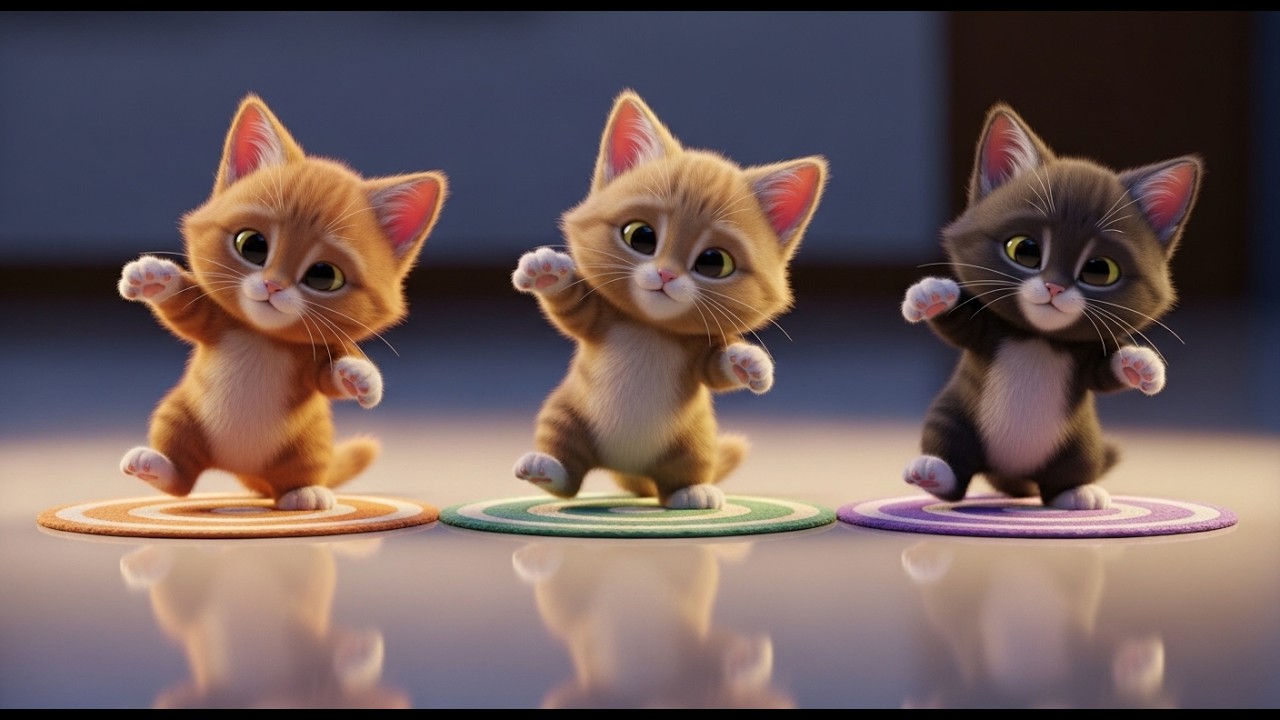 👣 Sweet Feet Tap the Beat | Kitten Rhythm Song for Toddlers