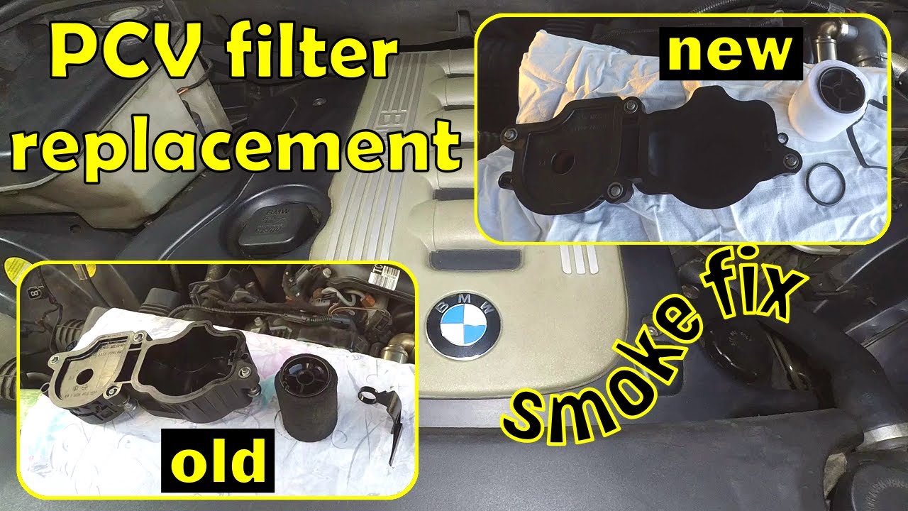 BMW X5 E53 3.0d PCV Filter Replacement. Burning Oil Fix