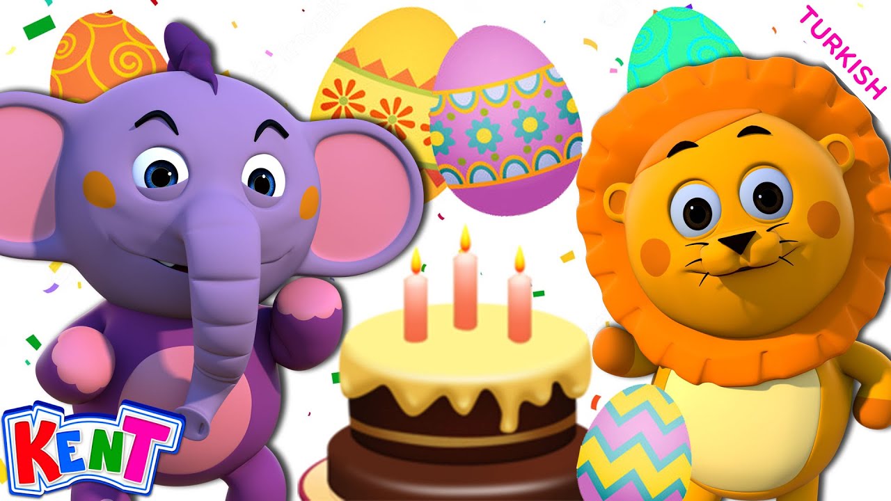 pasta paylaş | paskalya kutlaması | Eğlenceli Öğrenme Videoları | Kent The Elephant Turkish