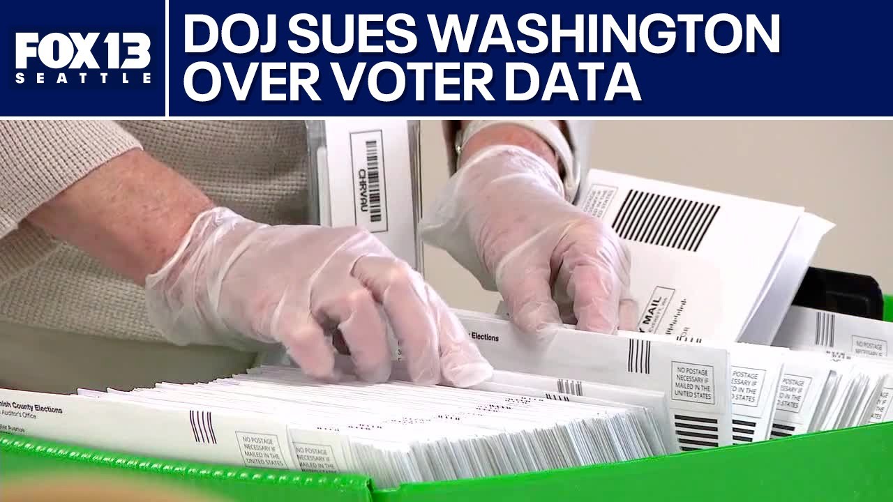 DOJ suing WA for not handing over voter data | FOX 13 Seattle