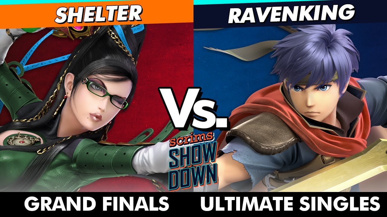Scrims Showdown 56 GRAND FINALS - Shelter (Bayonetta) Vs. Ravenking (Ike) SSBU Ultimate Tournament