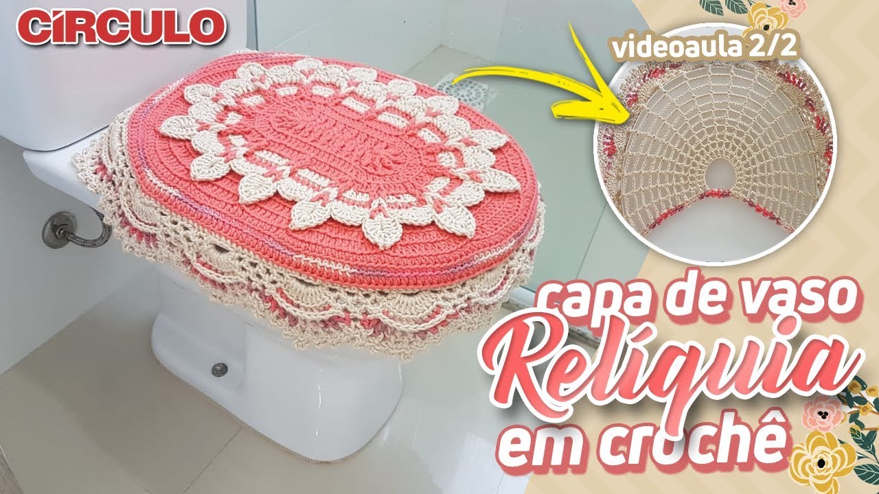 Capa de Vaso Relíquia em Crochê 2/2
