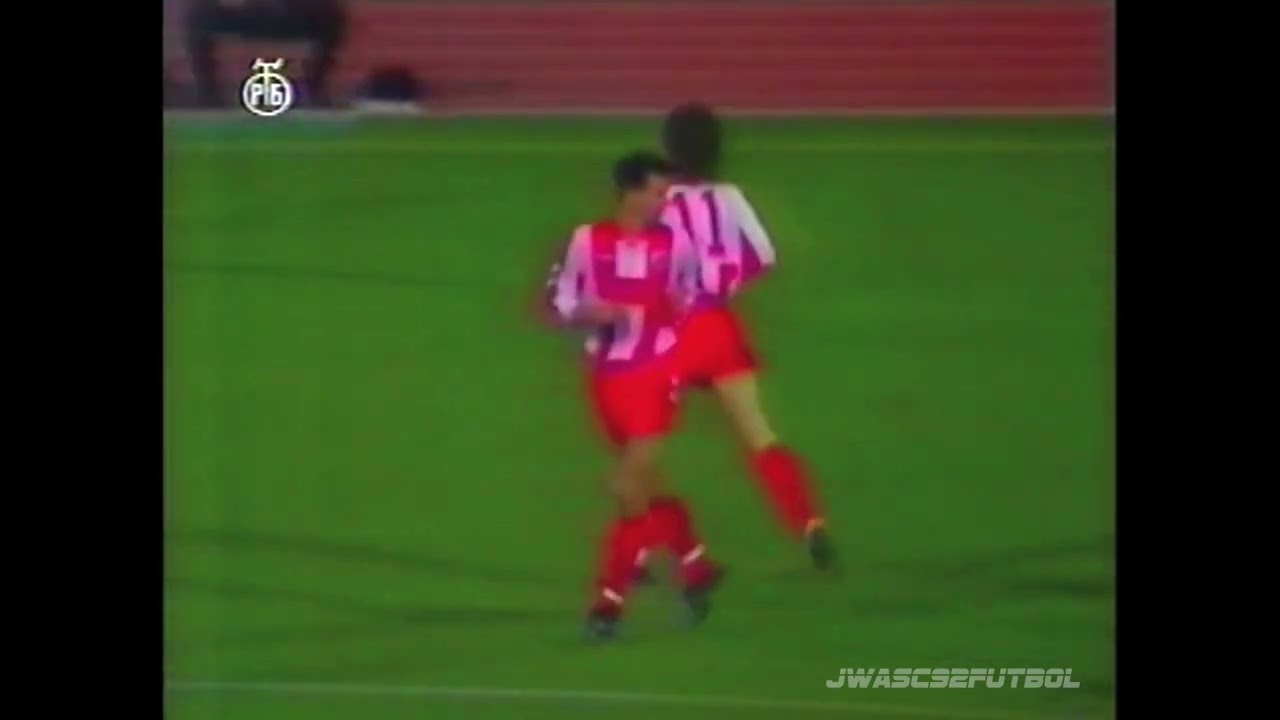 1992.03.04 Panathinaikos 0 - Red Star Belgrade 2 (Full Match 60fps - 1991-92 European Cup)