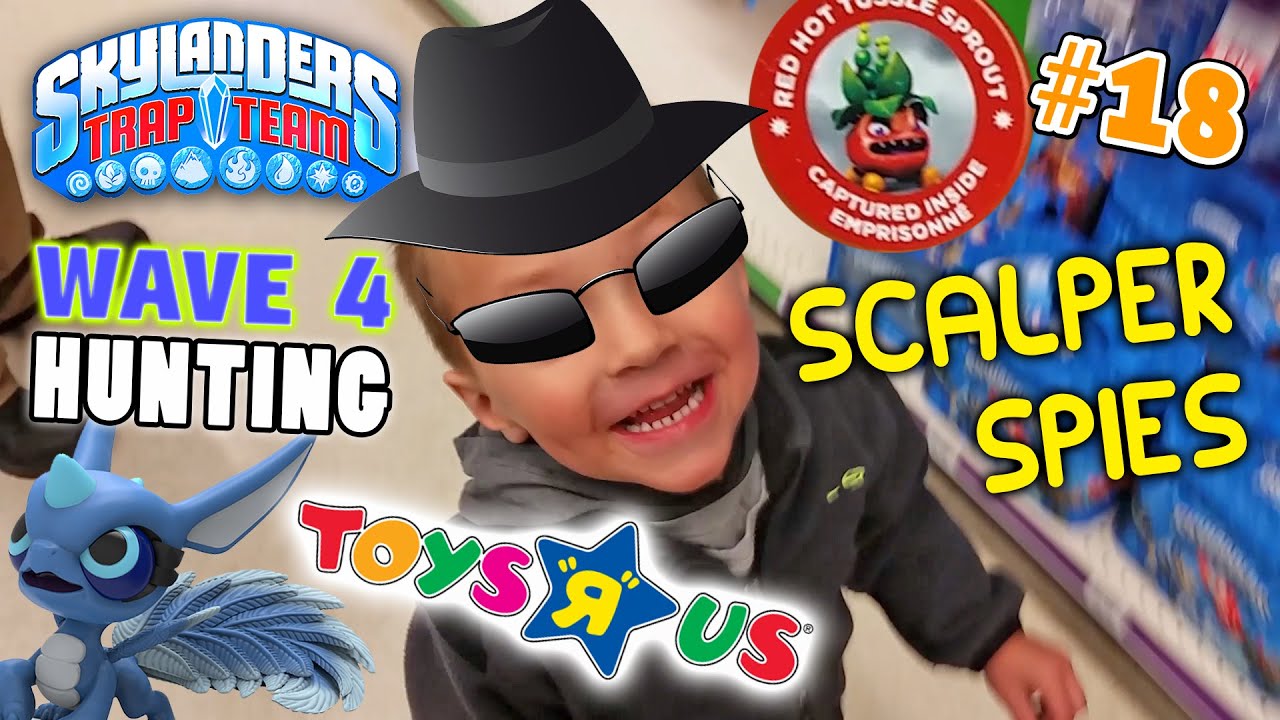 Спекулянт Шпионы в Toys R Us !! Волна 4 Skylanders Ловушка Team Охота Часть 18 не БРИЗ!