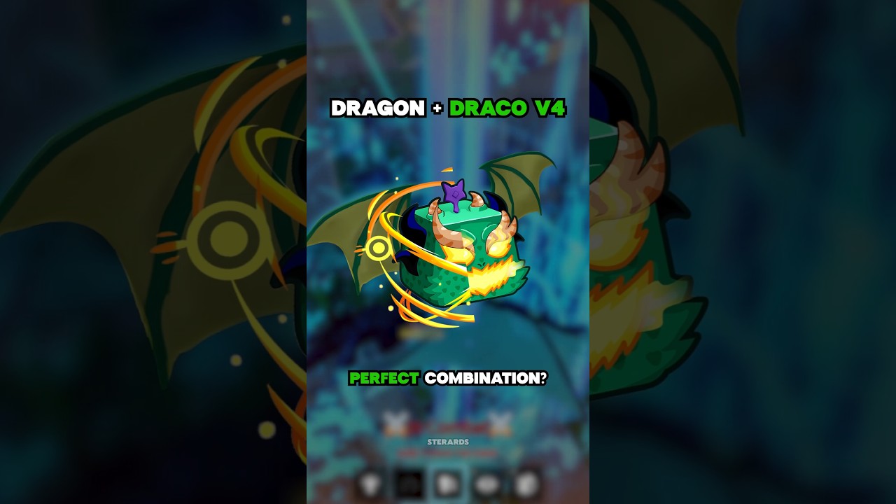 Dragon + Draco V4 🤯 (INSANE DAMAGE) #bloxfruits