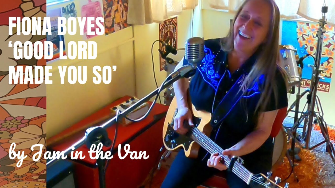 Fiona Boyes 'Good Lord Made You So' - Blues guitar, live location recording by Jam in the Van Aust
