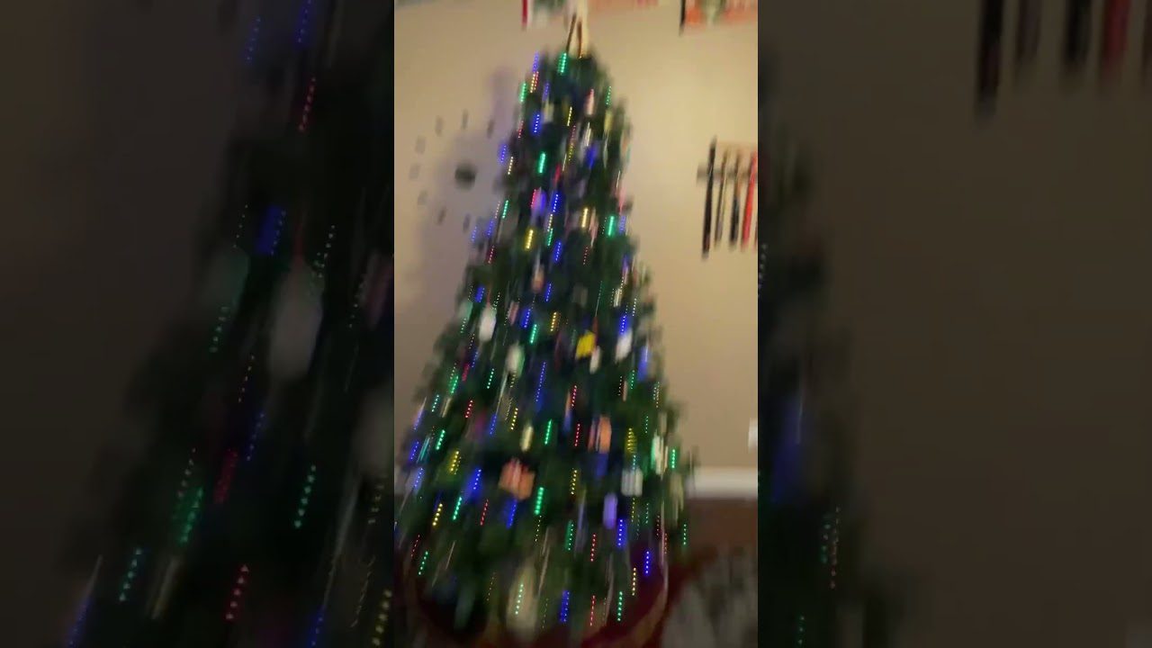 Im so lucky i grew up with a tacky Christmas!! 🎄 &hearts;️🎄 #christmas #christmastree #tackychristmas