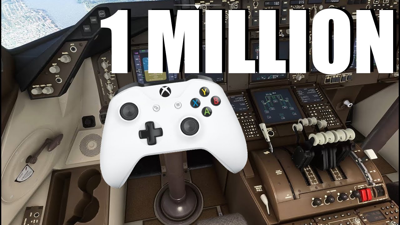 Can I get 1 MILLION with a CONTROLLER?! JFK landing challenge. (FS2020 4K Ultra)