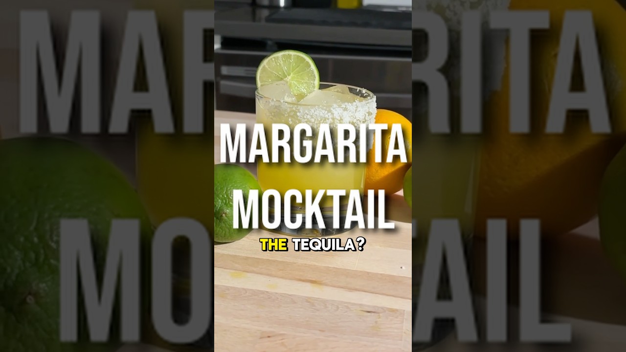 Classic Margarita Mocktail in 30 Seconds #Mocktail #NonAlcoholic #margarita #mocktailrecipes