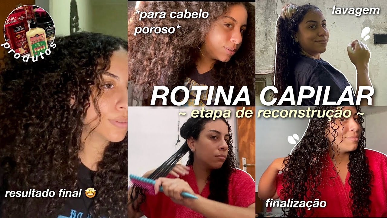 rotina capilar - etapa de reconstrução ✨ | do cabelo poroso ao cabelo dos sonhos! 