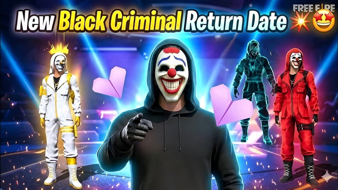Criminal Bundle Return Confirm Date 2026 💥| All Criminal Bundle Return | Free Fire New Event