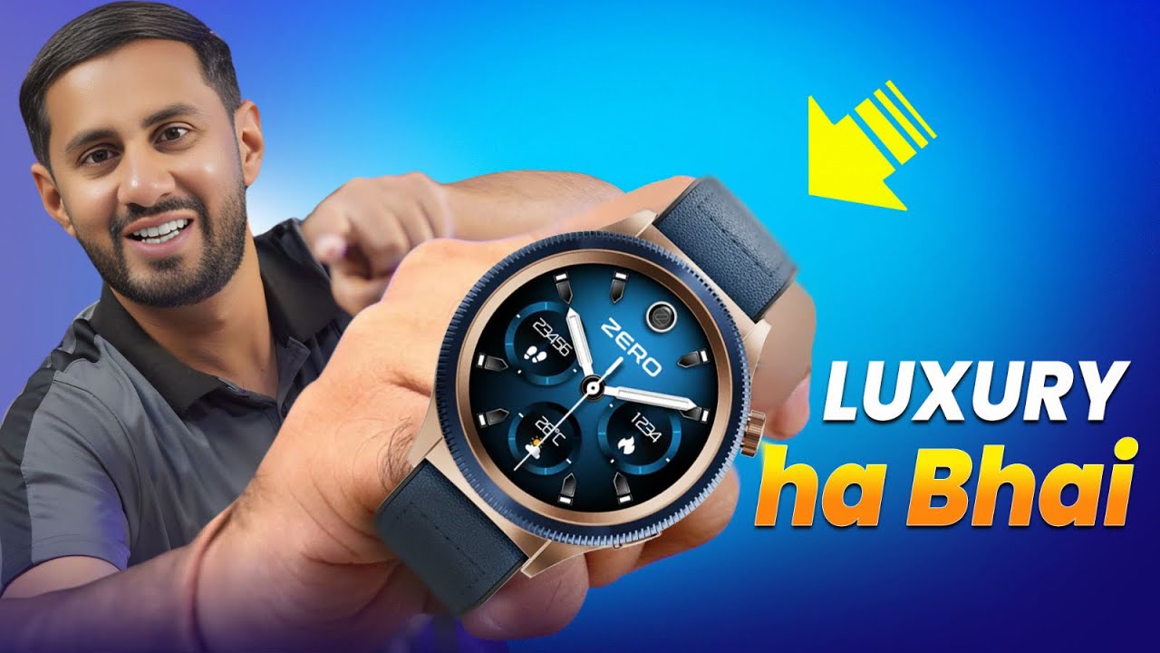 Premium Rotating display smartwatch / Zerolifestyle Lunar 360 watch quick unboxing and review