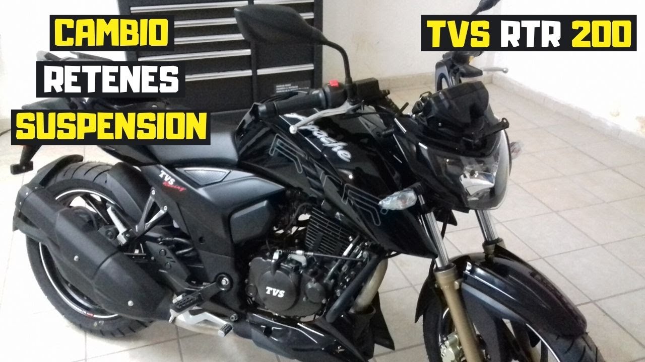 TVS RTR 200 Cambio retenes suspension